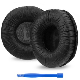 Linkidea Replacement Ear Pads for JBL JR300, JR300BT, T450BT, T500BT, Tune 500, Tune 500BT, Tune 510BT Headphones Ear Cushions (Leatherette/Black)