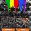 20 Pcs 3d Wall Panels Stick and Peel, Black Brick