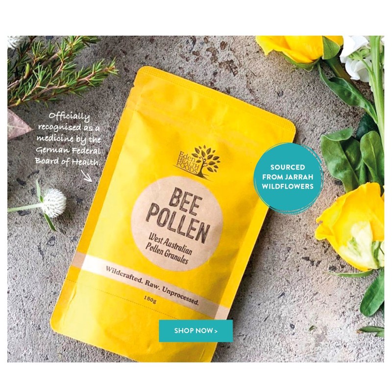 EDEN HEALTHFOODS Bee Pollen Raw and Unprocessed 180g