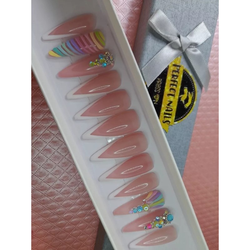 Perfect Nails Press On Uñas Para Graduación Press On