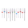 Fafeicy Juego de Brocas de Cerámica para Uñas, 12 Piezas