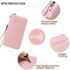 Credit Card Wallet Leather RFID Wallet for Women Large Capacity