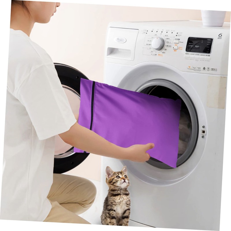 Ipetboom Large Mesh Laundry Bag for Pets Wash Net Lightweight