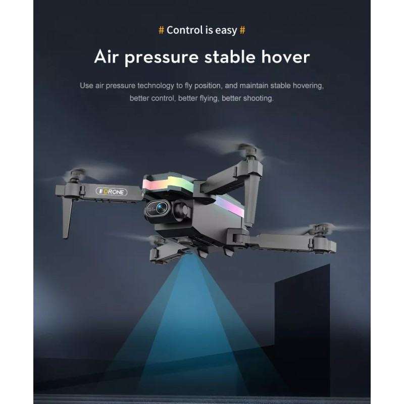 Pmarket Mini Drone Xt8 Frame Rc Plegable Wifi Control De