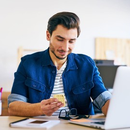 STONESTAR Metal Brick Fidget Slider - Magnetic Metal Fidget Toy EDC Fidget Toys for Adults, ADHD Anxiety Stress Relief Toys Haptic Sliders, Ideal Gifts for Father & Friends (Gold)