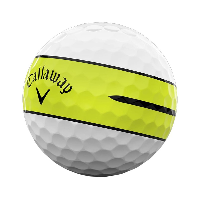Callaway Golf Cromado Tour 360 - Pelota de Golf (Amarillo)
