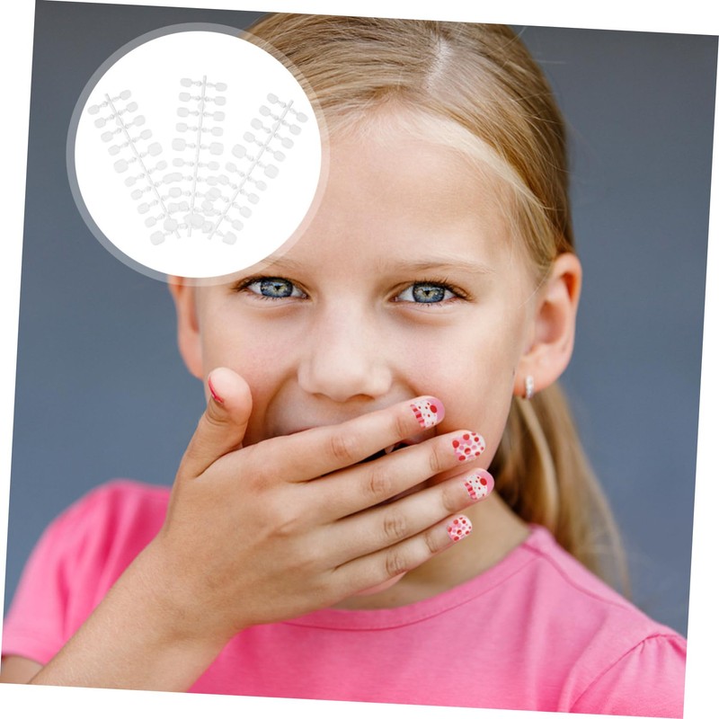 minkissy Boy Girl-friendly Fake Nails Box Full Coverage Diy Blank