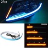 AIMALL 2X 60CM Car LED Strip DRL Turn Signal Switchback