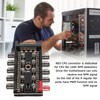PC Chassis Fan Hub CPU Cooling Hub 10 Port 12V