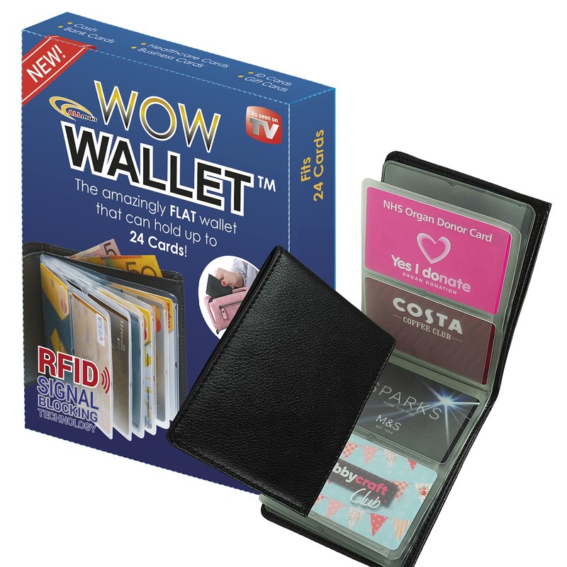 ALLmuis Amazing Men and Women Slim Leather wonder Wow Wallet