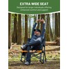 TIMBER RIDGE Folding Oversized Rocking Camping Chair, 400lbs Capacity Portable