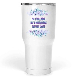 Bemrag Beak Viola Player's Gift, for a Niece's Graduation - Orchestra Women Funny Violin Quote on and 30 Oz White Stainless Steel Large Tumbler