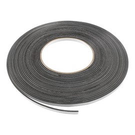 BokWin Sealing Foam Tape 5mm Wide 2mm Thick 10m/32.8ft Long, Foam Self Adhesive Tape for Sound Insulation Shock Absorption Weather Stripping Draft Seal, Doors and Windows, Black Single Sided