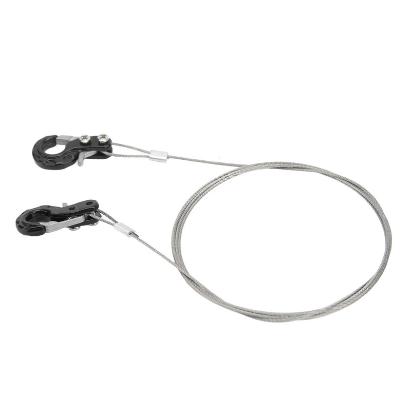 2pcs RC Metal Trailer Hook Aluminum Alloy Steel Rope Lightweight