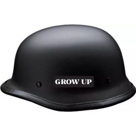 USA Biker Goods Grow Up Motorcycle Helmet Stickers