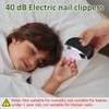 Electric Nail Clipper, 3 Speeds Automatic Nail Clippe, USB Rechargeable