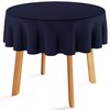 Filumi Tablecloth 110 x 110 cm Round Dark Blue Washable