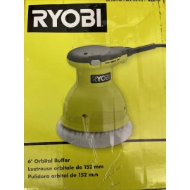 Ryobi 6" 120V Corded Orbital Buffer - Green