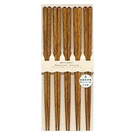 Tanaka Chopsticks Shop Dishwasher Safe Chopsticks 22.5cm 5P (Octagonal Chopsticks)