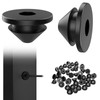 BLIKA 50 Pack Cable Railing Rubber Grommets for 1/8" 5/32"