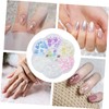 Healeved Heart Shaped Lollipop Nail Charms Set DIY Nail Art