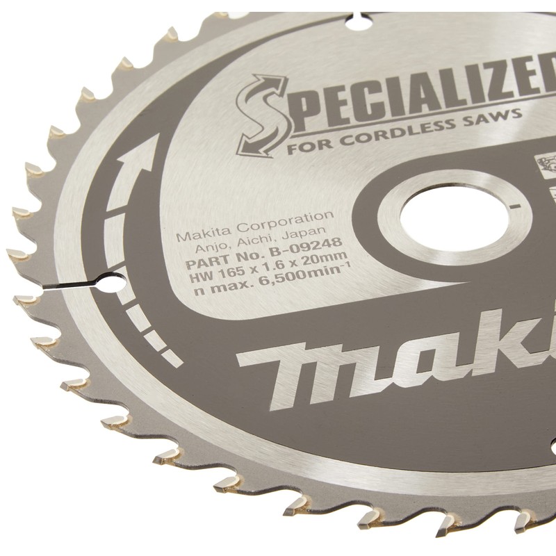 Makita B-32960 Specialized Blade for Cordless Saws 165x20x40T