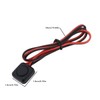 VGOL 2pcs Momentary Switch 12V 24V Small Push Button Switch