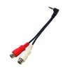φ3.5mm Stereo Mini Plug (Male L) Plug and RCA /