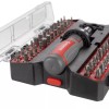 INTERTOOL 53-Piece Mini Ratchet Screwdriver and Bit Set VT08-3353
