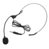 TEHAUX Lightweight Overhead Head Microphone with Connector Comfortable Headset Mic