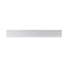 MUJI Japan Aluminum Ruler 15ｍｍ Silver