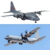 HANGOU 1/200 C-130 Model Fighter Jet Plane Model Alloy Diecast