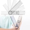 +Mu Goniometro Regla Medicion De 360 Angulos Flexible