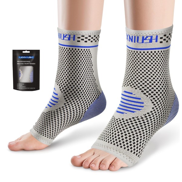 Ankle Brace for Plantar Fasciitis Relief, 2 Pack Ankle Compression