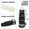Garbage Disposal Dishwasher Connector Kit, Black Rubber, 1 Set, Easy