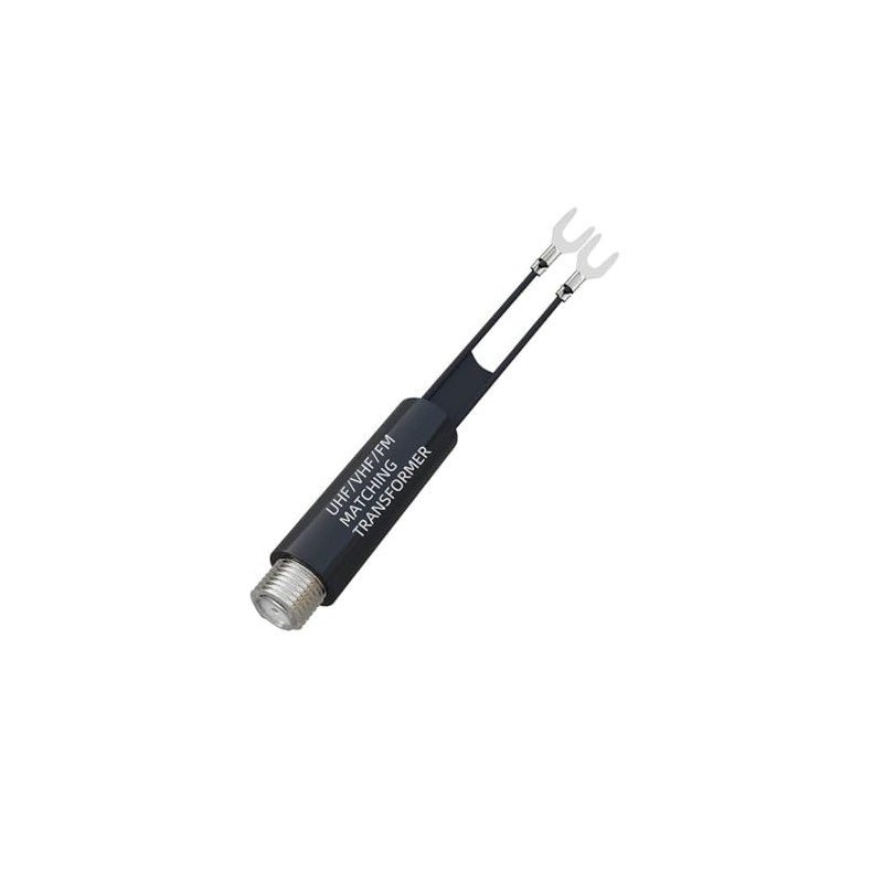 6pcs 75 Ohm to 300 Ohm Antenna Adapter Nickel-Plated UHF/VHF/FM