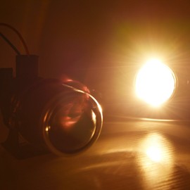 Astra Depot 2pcs Super Bright 55W H3 Projector Glass Lens Driving Fog Lamp Light Halogen Bulb Fog Light Assembly