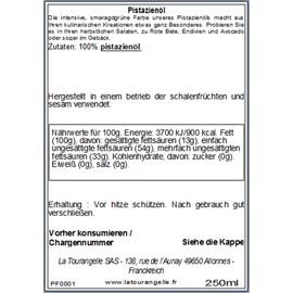 La Trangel Pistachio Oil, 8.5 fl oz (250 ml)