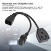 IEC320 C20 Male to C19 Female Power Cable PVC Y