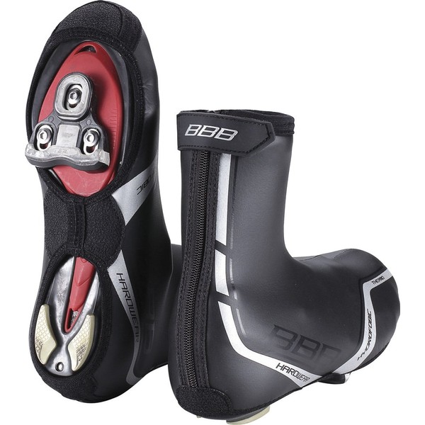 BBB Cycling BWS-04 Hardwear Waterproof Neoskin Bike Shoe Covers for Road Biking - EU Sizing 37/38 Black