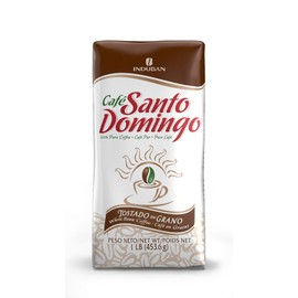 Santo Domingo Whole Roasted Bean Dominican Coffee 1 Bag / Pound