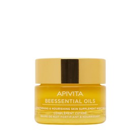 Apivita Beessential Oils Night Face Balm Hydration & Nutrition Supplement, 15ml