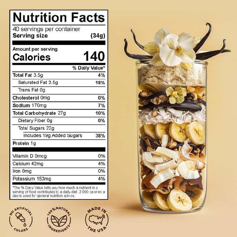 Marquis Vanilla Drink Mix – Smoothie Base and Blended Cream
