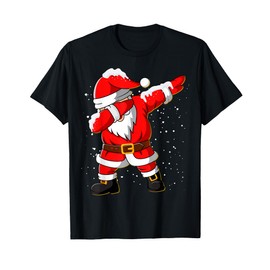 Santa Claus Dabbing Christmas Pajama Dab Dance Kids Boys Men T-Shirt