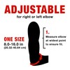 ACE Brand Adjustable Compression Elbow Support, Moderate Support for Weak,