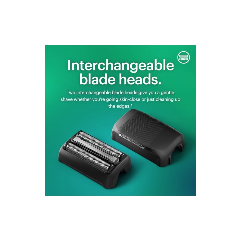 MANSCAPED® The Chairman™ Plus Men’s Foil Shaver - Two Interchangeable