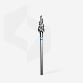 Staleks Drill Bit Nail acrylic gel polygel Cone Blue Carbide 6/14mm