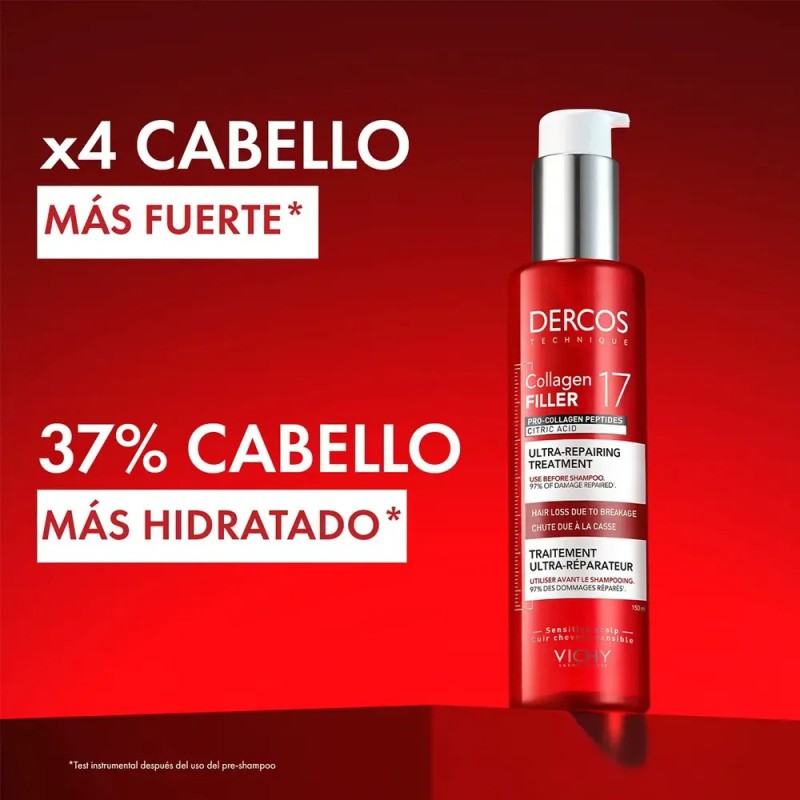 Vichy Dercos Collagen 17 Filler Tratamiento Reparador 150ml