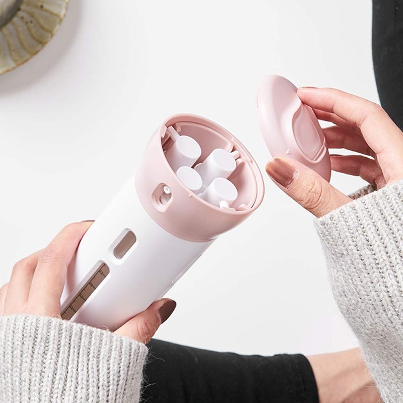 Portable Shampoo Gel Dispenser 4 in 1 Leakproof Rotatable Bottles