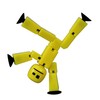 Stikbot, Yellow Stikbot Action Figure, 3 Inches